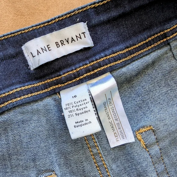 Lane Bryant High Rise Crop Jegging! Size 16! - Picture 3 of 5